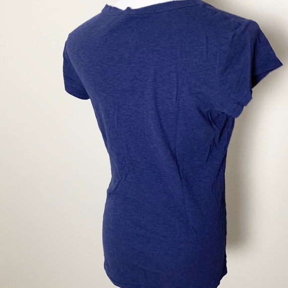 XL navy blue scoops neck tshirt - Picture 3 of 4